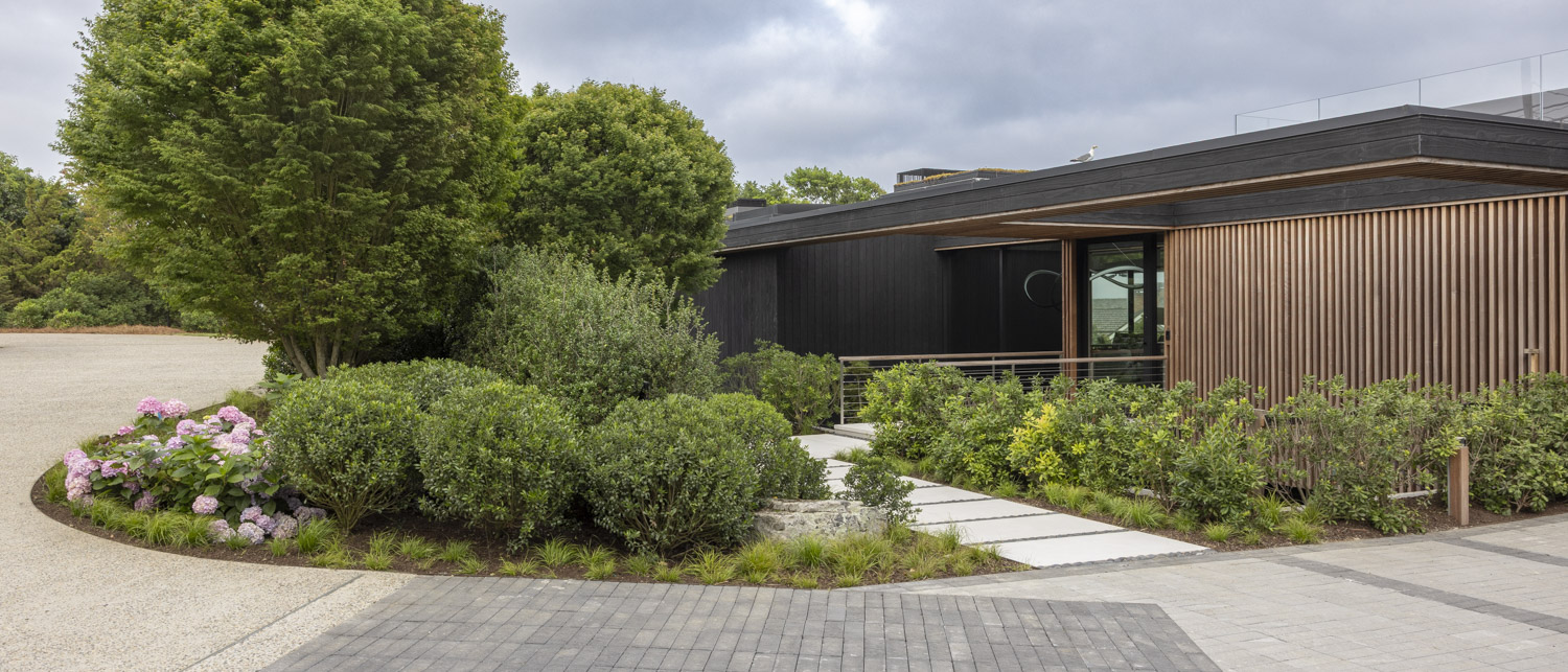 Photo of construction by Ronald Webb Builder.