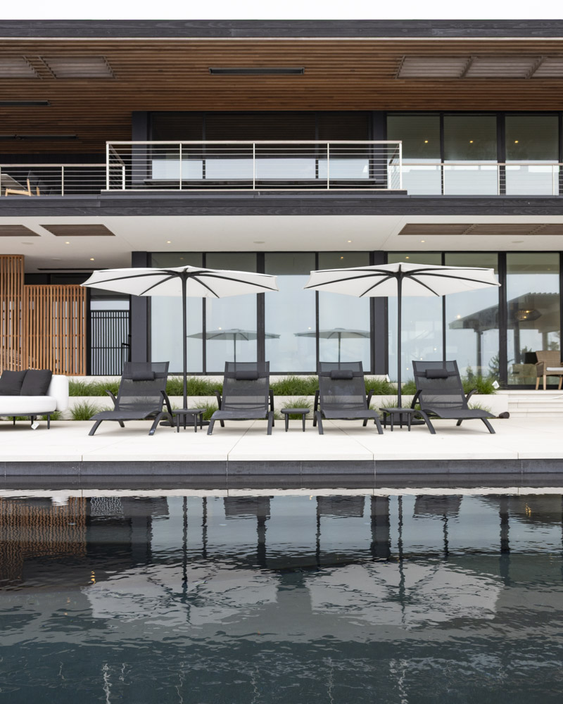 Photo of construction by Ronald Webb Builder.